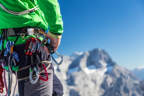 Klettergurt mit Allem drum und dran