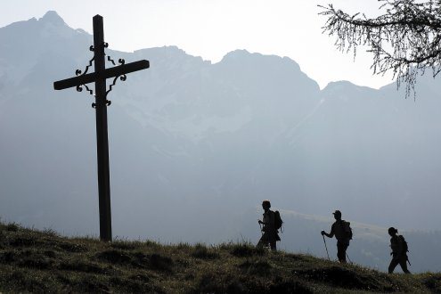 Der Gipfel ist erreicht - auf der Sulzenschneid
