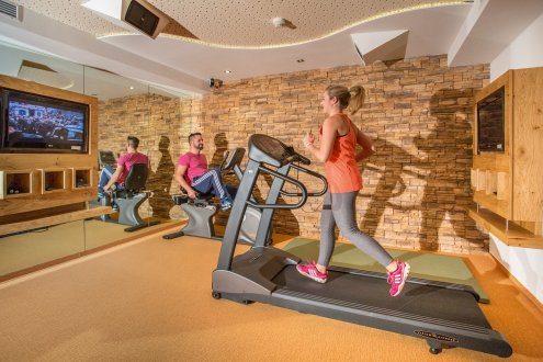 Neu eingerichteter Fitnessraum