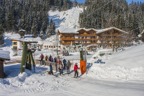Der Geierberglift nebem dem Alpenhof