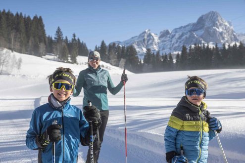 Langlaufen auf der Höhenloipe Rossbrand