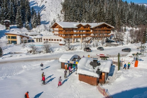 Skifahren geht gleich neben dem Haus