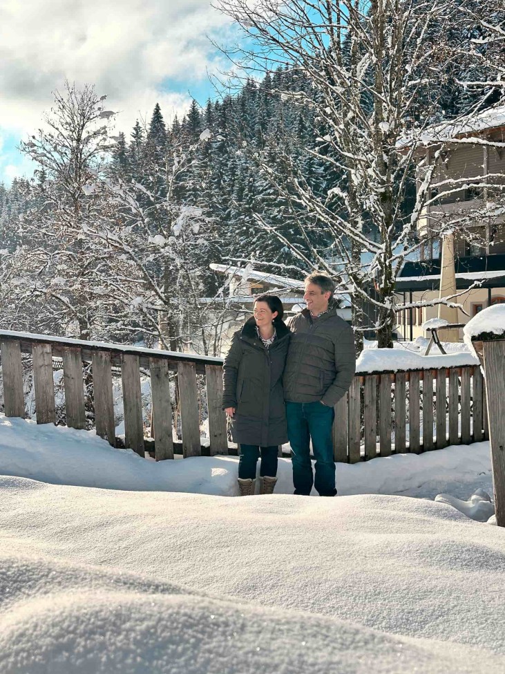 Die Seniorchefs des Alpenhof Naturglück in Filzmoos Michael und Julia