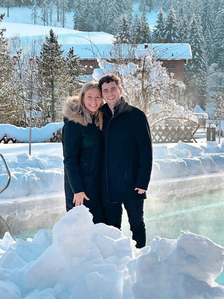 the junior managers of Alpenhof Naturglück in Filzmoos Victoria and Markus