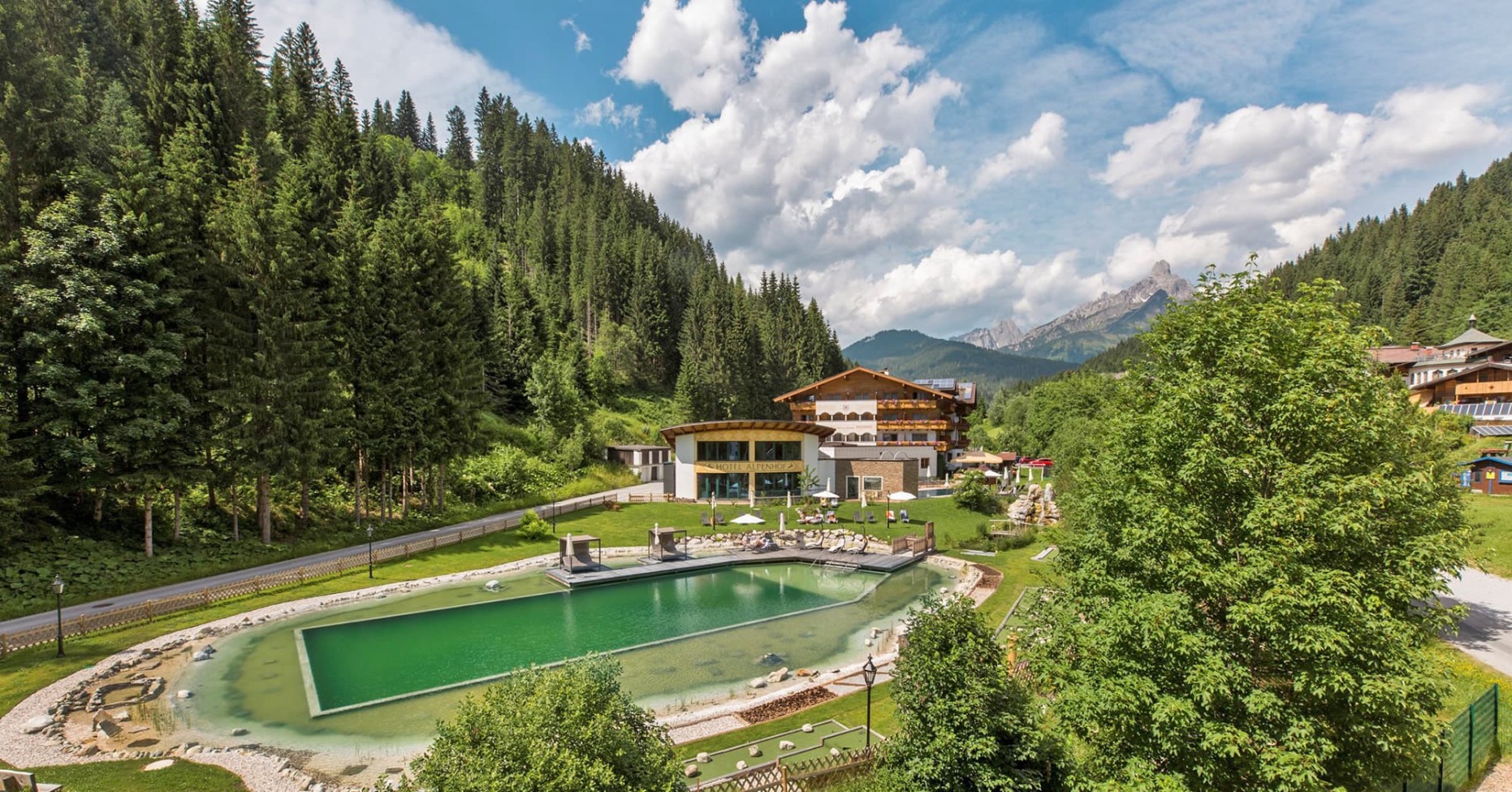Bathing fun in Filzmoos - vacation in splendid nature at Hotel Naturglück Alpenhof
