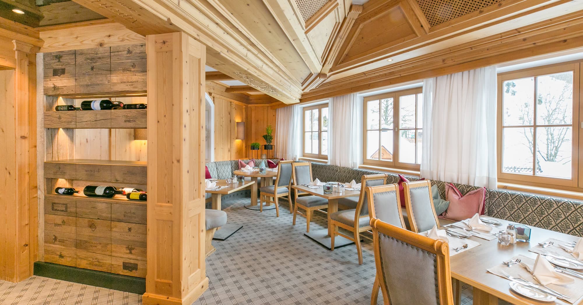 Restaurant Saghausstube im Hotel Naturglück Alpenhof in Filzmoos