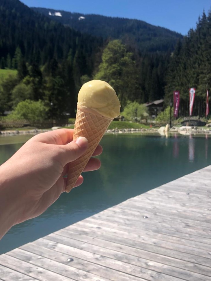 Hausgemachtes Eis im Hotel Alpenhof Naturglück