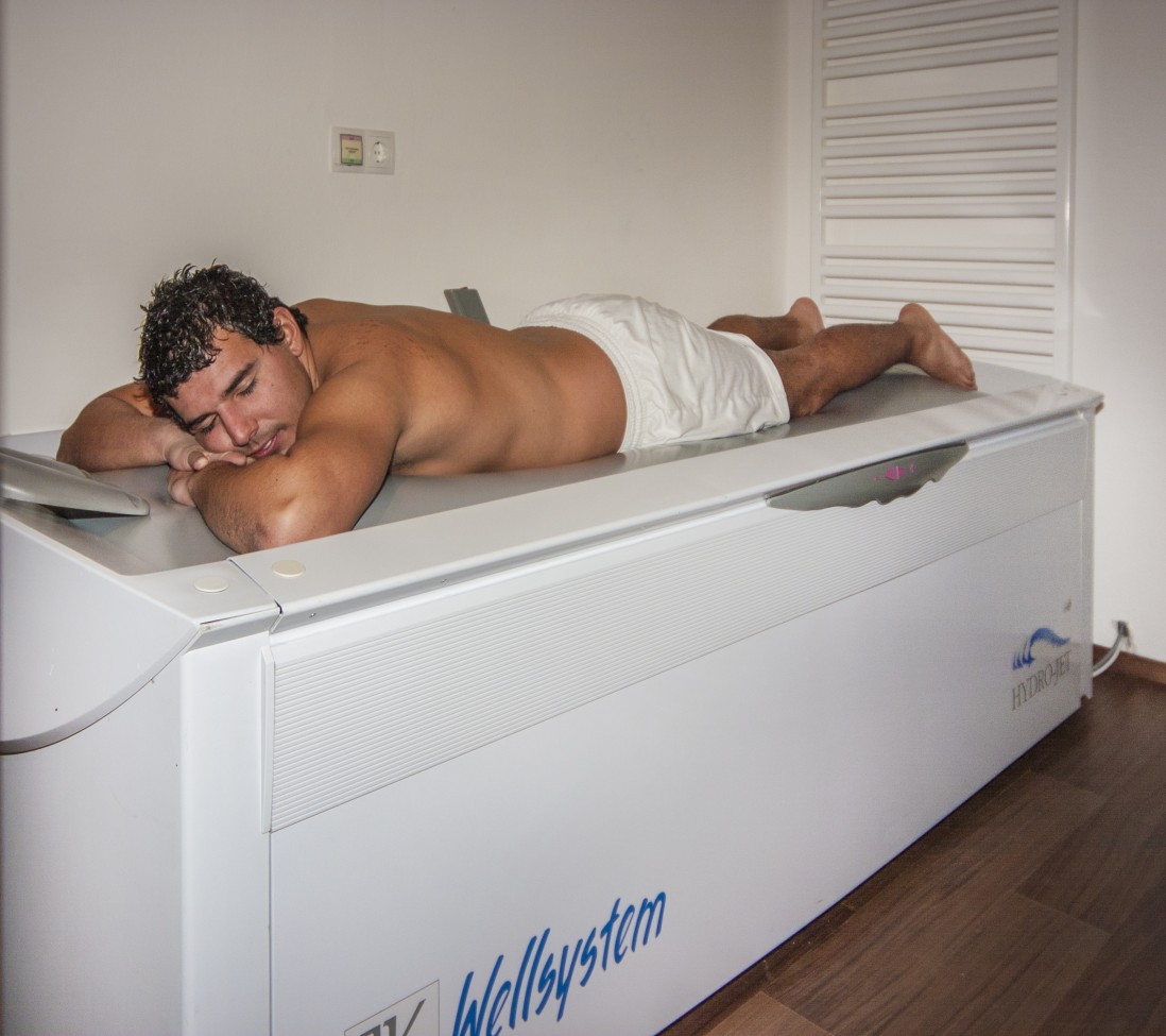 Hydrojet - dry and pleasant water massage