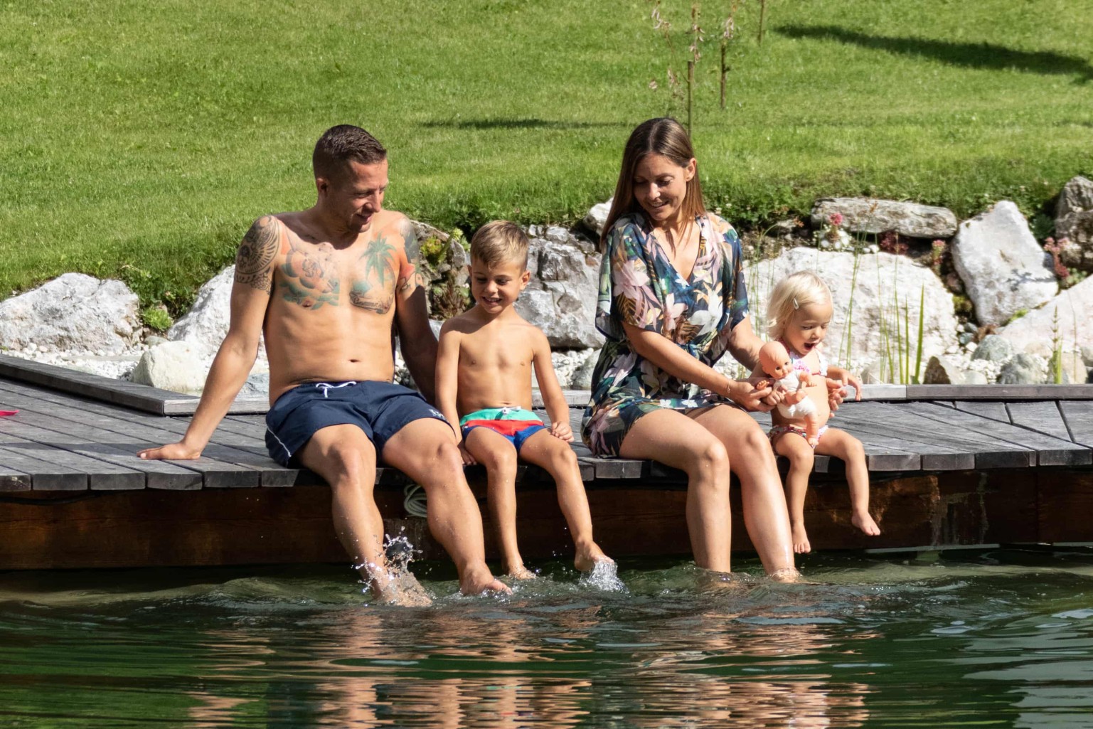 Vacation for the whole family with bathing fun at Alpenhof Naturglück