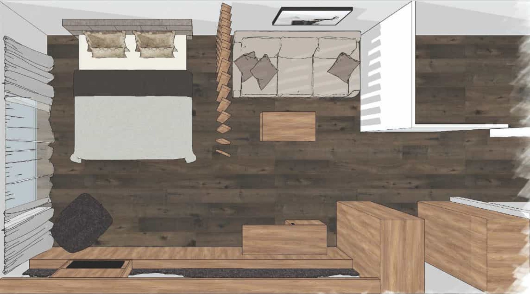 Grundriss Hotelsuite Edelweiß