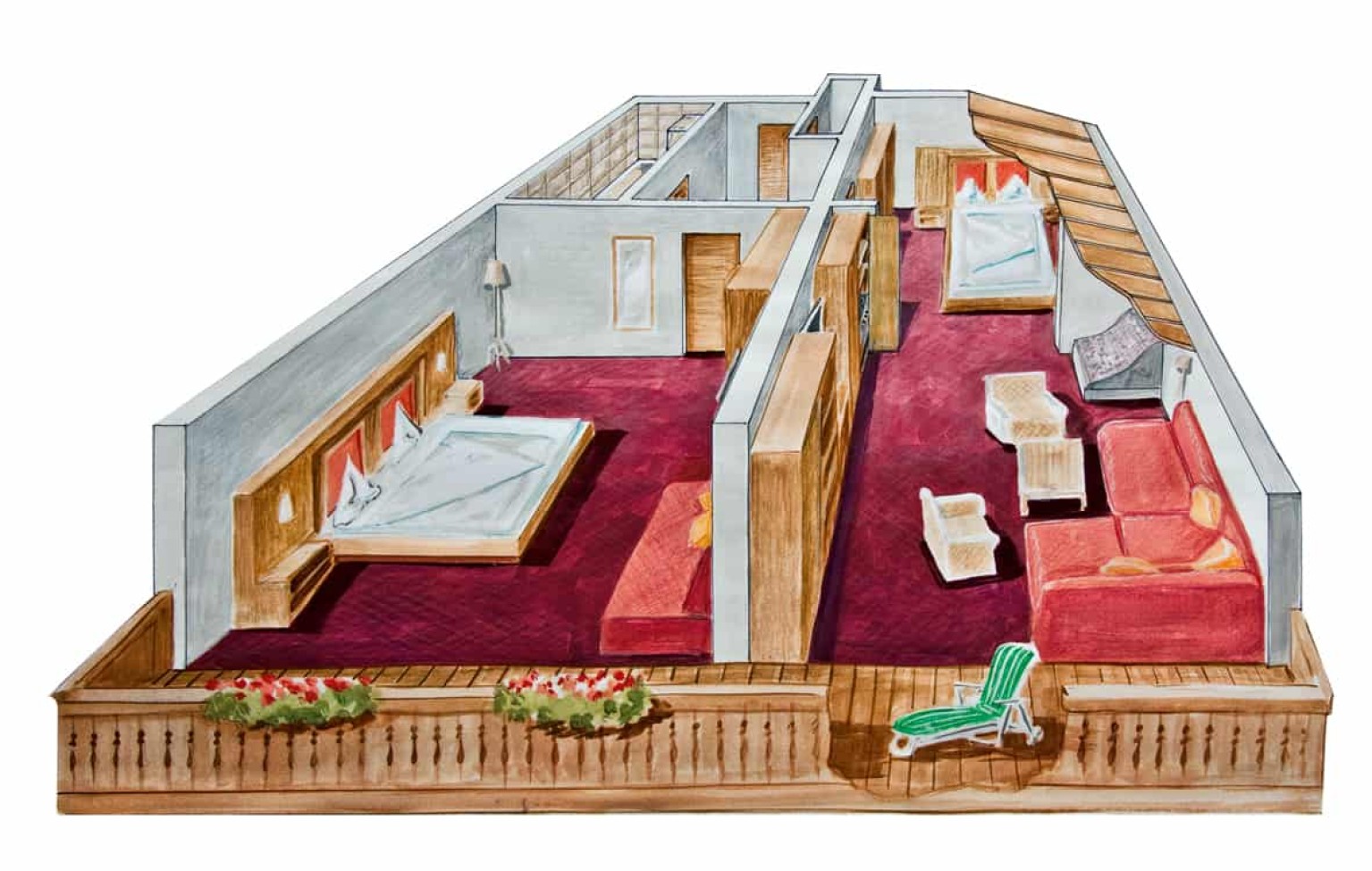 Floor plan of Torstein apartment