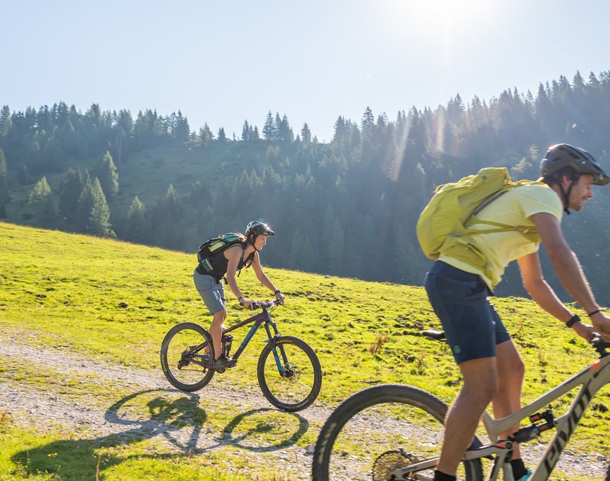 Mountain biking around Filzmoos in Alpenhof Naturglück