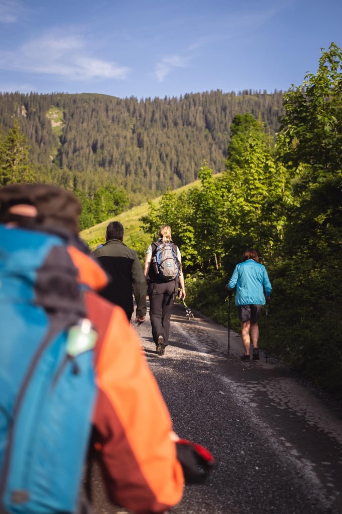 Summer morning hike in Filzmoos