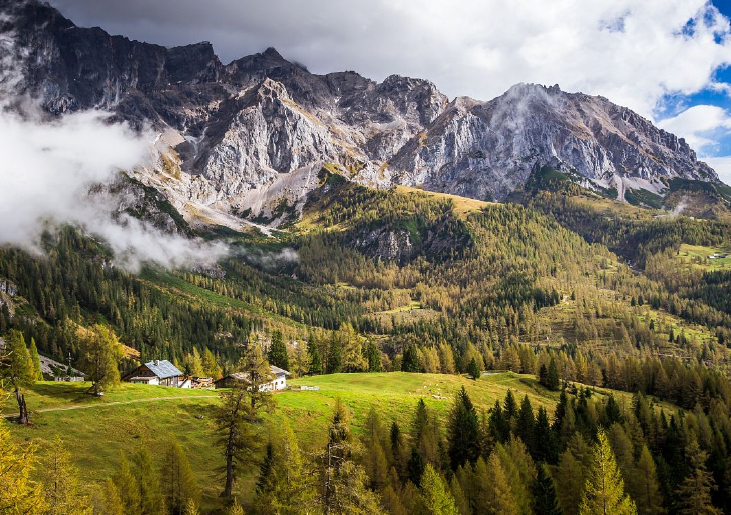Majestic mountain scenery near Filzmoos