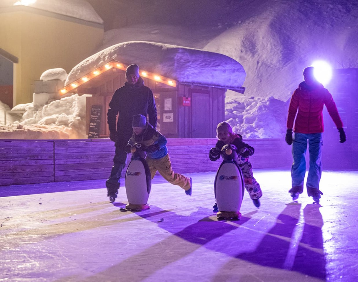 Gratis Eislaufen als Gast des Hotel Alpenhof Naturglück