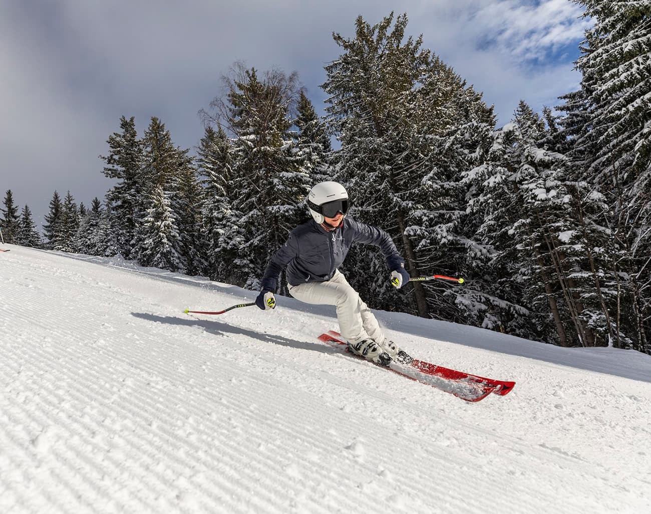 Die Piste in Filzmoos entlang carven - vom Alpenhof aus
