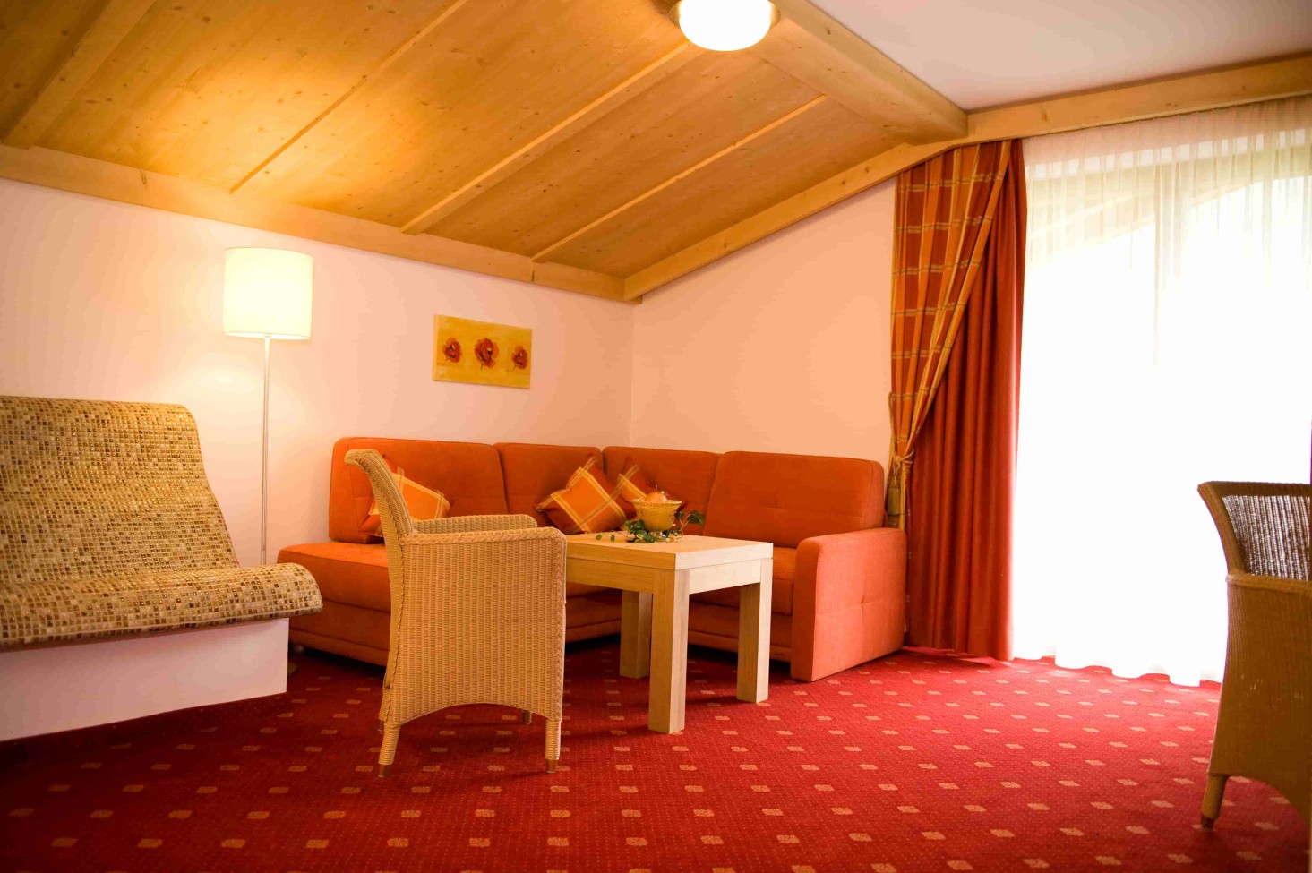 Gemuetliche Ecke im Appartement Torstein im Alpenhof Naturglueck